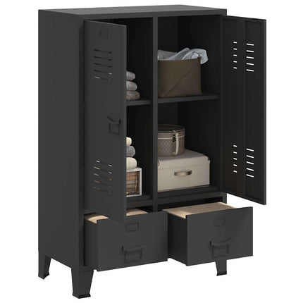 Industrial Wardrobe Anthracite 26.4"x13.8"x42.1" Steel
