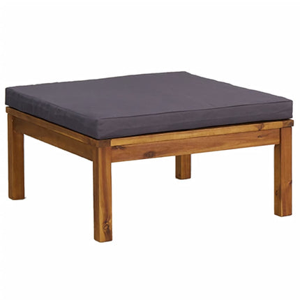 10 Piece Patio Lounge Set with Cushion Solid Acacia Wood