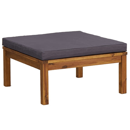 12 Piece Patio Lounge Set with Cushion Solid Acacia Wood