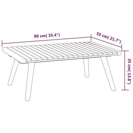 8 Piece Patio Lounge Set with Cushions Solid Acacia Wood