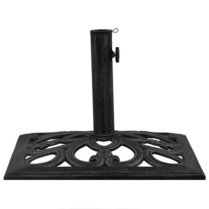 Umbrella Base Black 18.5"x18.5"x13" Cast Iron