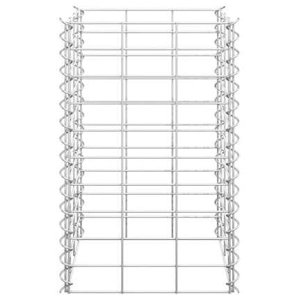 Gabion Raised Beds 3 pcs 11.8"x11.8"x19.7" Iron