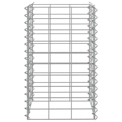 Gabion Raised Beds 3 pcs 11.8"x11.8"x19.7" Iron