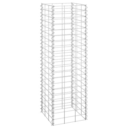 Gabion Raised Beds 3 pcs 11.8"x11.8"x39.4" Iron