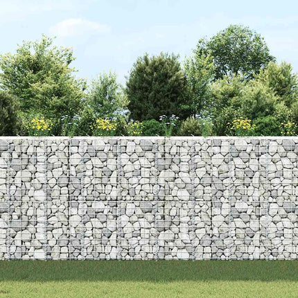 Gabion Raised Beds 3 pcs 11.8"x11.8"x39.4" Iron