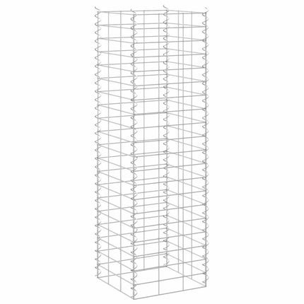 Gabion Raised Beds 3 pcs 11.8"x11.8"x39.4" Iron