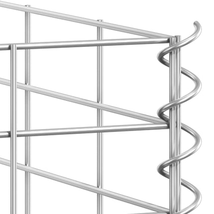 Gabion Raised Beds 3 pcs 11.8"x11.8"x78.7" Iron