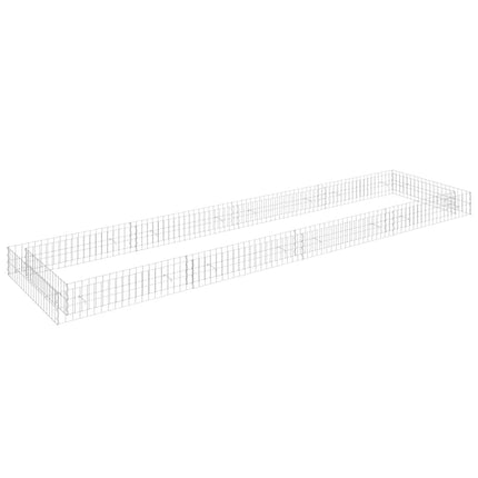 Gabion Raised Bed Galvanized Steel 157.5"x39.4"x7.9