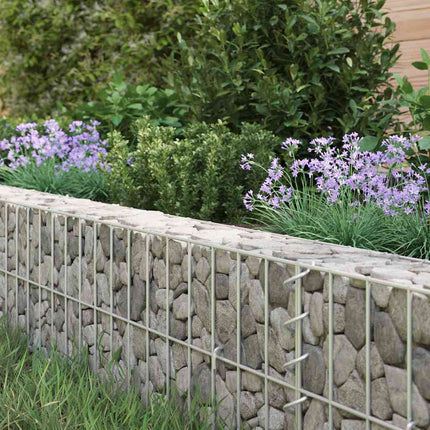 Gabion Raised Bed Galvanized Steel 157.5"x39.4"x7.9