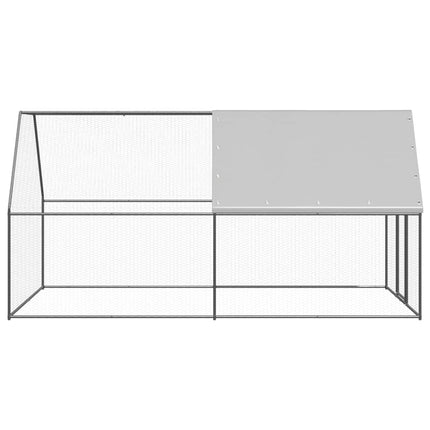 Outdoor Chicken Cage 6.6'x13.1'x6.6'Galvanized Steel