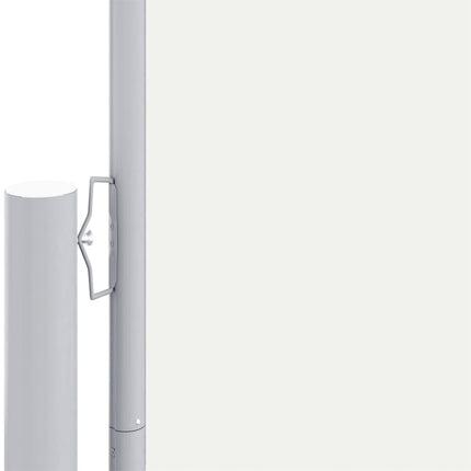 Retractable Side Awning Cream 63"x393.7