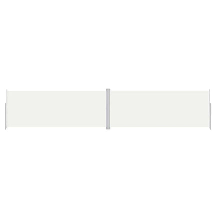 Retractable Side Awning Cream 78.7"x393.7