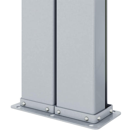 Retractable Side Awning Anthracite 46.1"x472.4