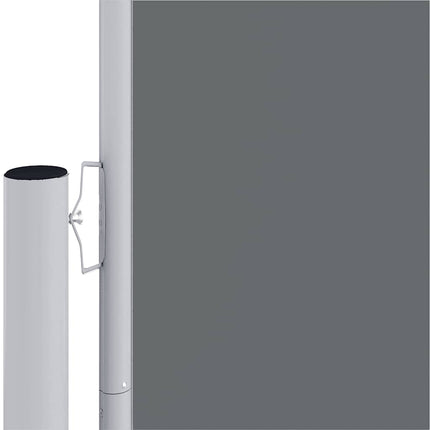 Retractable Side Awning Anthracite 63"x472.4