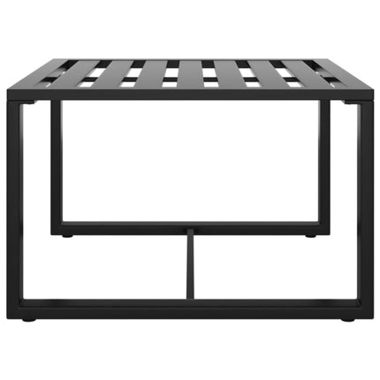 3 Piece Patio Sofa Set with Cushions Aluminum Anthracite