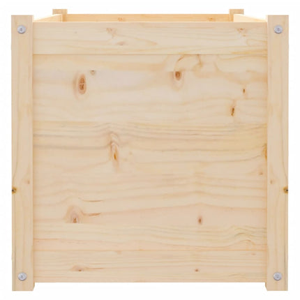 Garden Planters 2 pcs 39.4"x19.7"x19.7" Solid Wood Pine