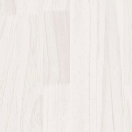 Garden Planters 2 pcs White 27.6"x12.2"x27.6" Solid Wood Pine