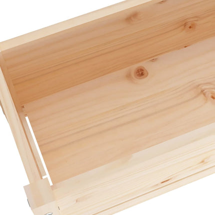Garden Planter 43.3"x12.2"x27.6" Solid Wood Pine