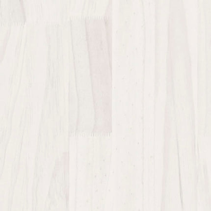 Garden Planters 2 pcs White 43.3"x12.2"x27.6" Solid Wood Pine