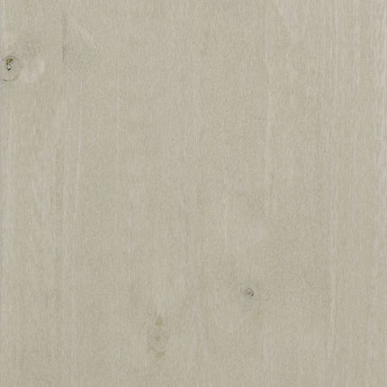 Bedside Cabinet HAMAR White 15.7"x13.8"x24.4" Solid Wood Pine