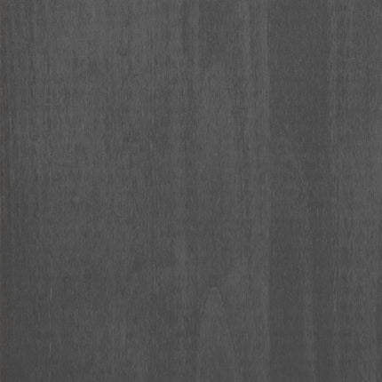 Bedside Cabinet HAMAR Dark Gray 15.7"x13.8"x24.4" Solid Wood Pine