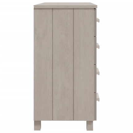 Sideboard HAMAR White 31.1"x15.7"x31.5" Solid Wood Pine