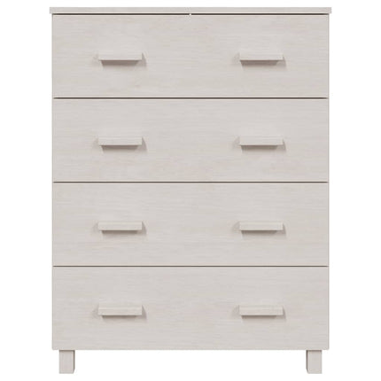 Sideboard HAMAR White 31.1"x15.7"x40.7" Solid Wood Pine