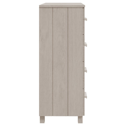 Sideboard HAMAR White 31.1"x15.7"x40.7" Solid Wood Pine