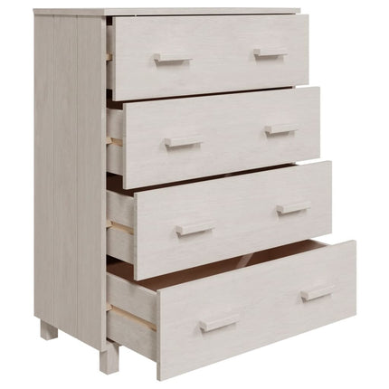 Sideboard HAMAR White 31.1"x15.7"x40.7" Solid Wood Pine