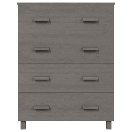 Sideboard HAMAR Light Gray 31.1"x15.7"x40.7" Solid Wood Pine