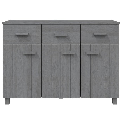 Sideboard HAMAR Dark Gray 44.5"x15.7"x31.5" Solid Wood Pine