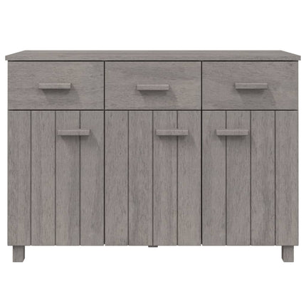 Sideboard HAMAR Light Gray 44.5"x15.7"x31.5" Solid Wood Pine