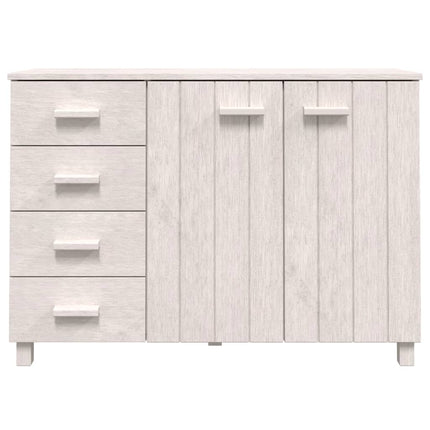 Sideboard HAMAR White 44.5"x15.7"x31.5" Solid Wood Pine