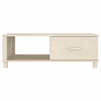 Coffee Table HAMAR Honey Brown 39.4"x21.7"x13.8" Solid Wood Pine