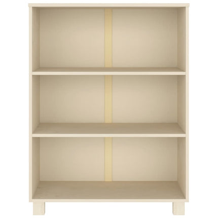 Book Cabinet HAMAR Honey Brown 33.5"x13.8"x44.1" Solid Wood Pine