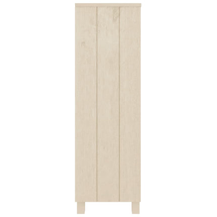 Book Cabinet HAMAR Honey Brown 33.5"x13.8"x44.1" Solid Wood Pine