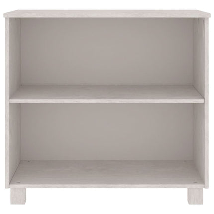 Sideboard HAMAR White 33.5"x13.8"x31.5" Solid Wood Pine