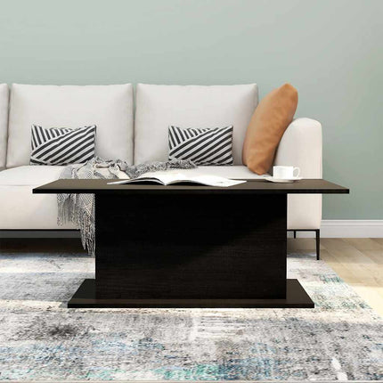 Coffee Table Black 40.2"x21.9"x15.7" Engineered Wood