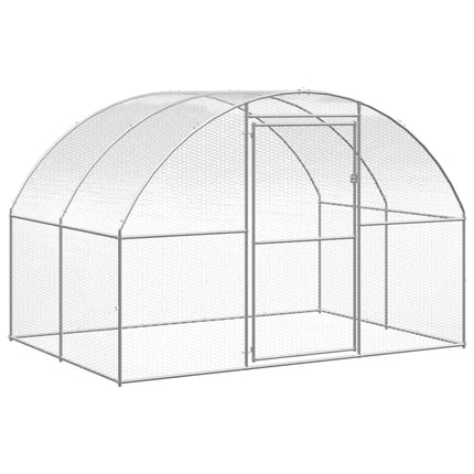 Outdoor Chicken Coop 9.8'x26.2'x6.6'Galvanized Steel