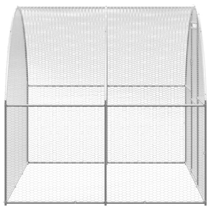 Outdoor Chicken Coop 9.8'x32.8'x6.6'Galvanized Steel