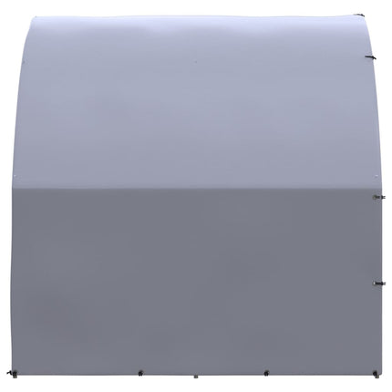 Outdoor Chicken Coop 9.8'x13.1'x6.6'Galvanized Steel
