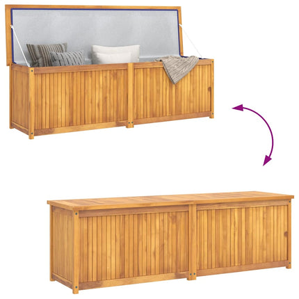 Patio Box 68.9"x19.7"x21.7" Solid Wood Teak