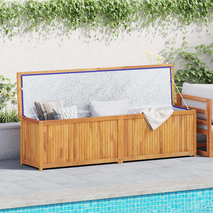 318735 vidaXL Garden Box 200x50x55 cm Solid Wood Teak