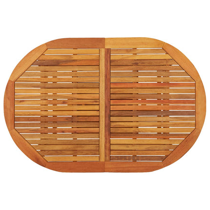 Patio Table 78.7"x39.4"x29.5" Solid Wood Eucalyptus