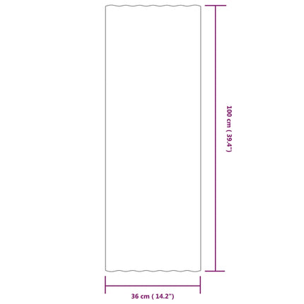 Roof Panels 12 pcs Galvanized Steel Brown 39.4"x14.2