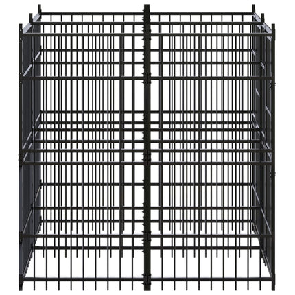 Outdoor Dog Kennel Steel 39.7 ft²