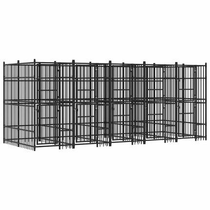 Outdoor Dog Kennel Steel 99.2 ft²
