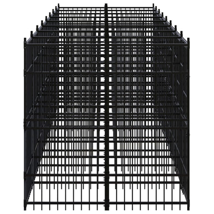 Outdoor Dog Kennel Steel 158.8 ft²