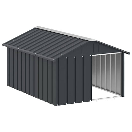 Dog House Anthracite 45.9"x60.2"x32.1" Galvanized Steel