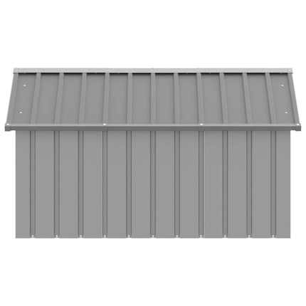Dog House Gray 45.9"x60.2"x32.1" Galvanized Steel